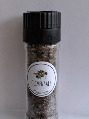Schwarzes Olivensalz - Mühle