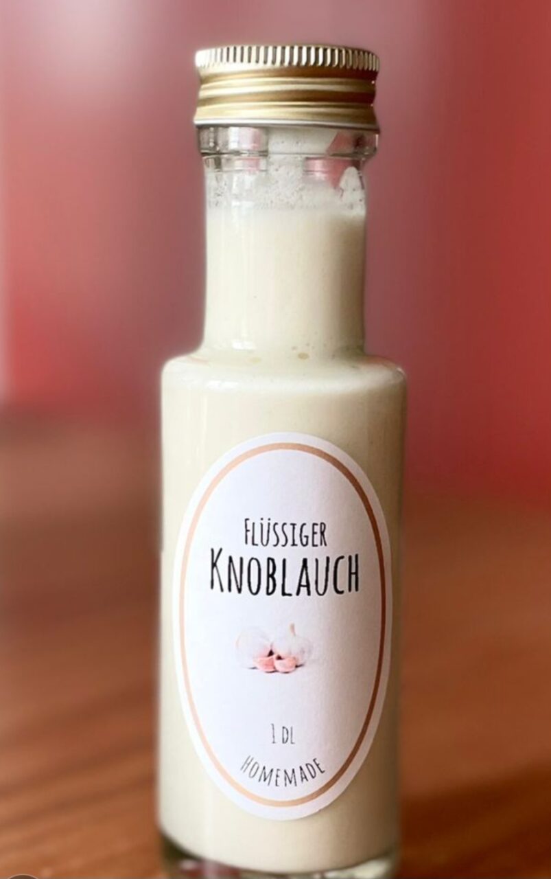 Flüssiger Knoblauch